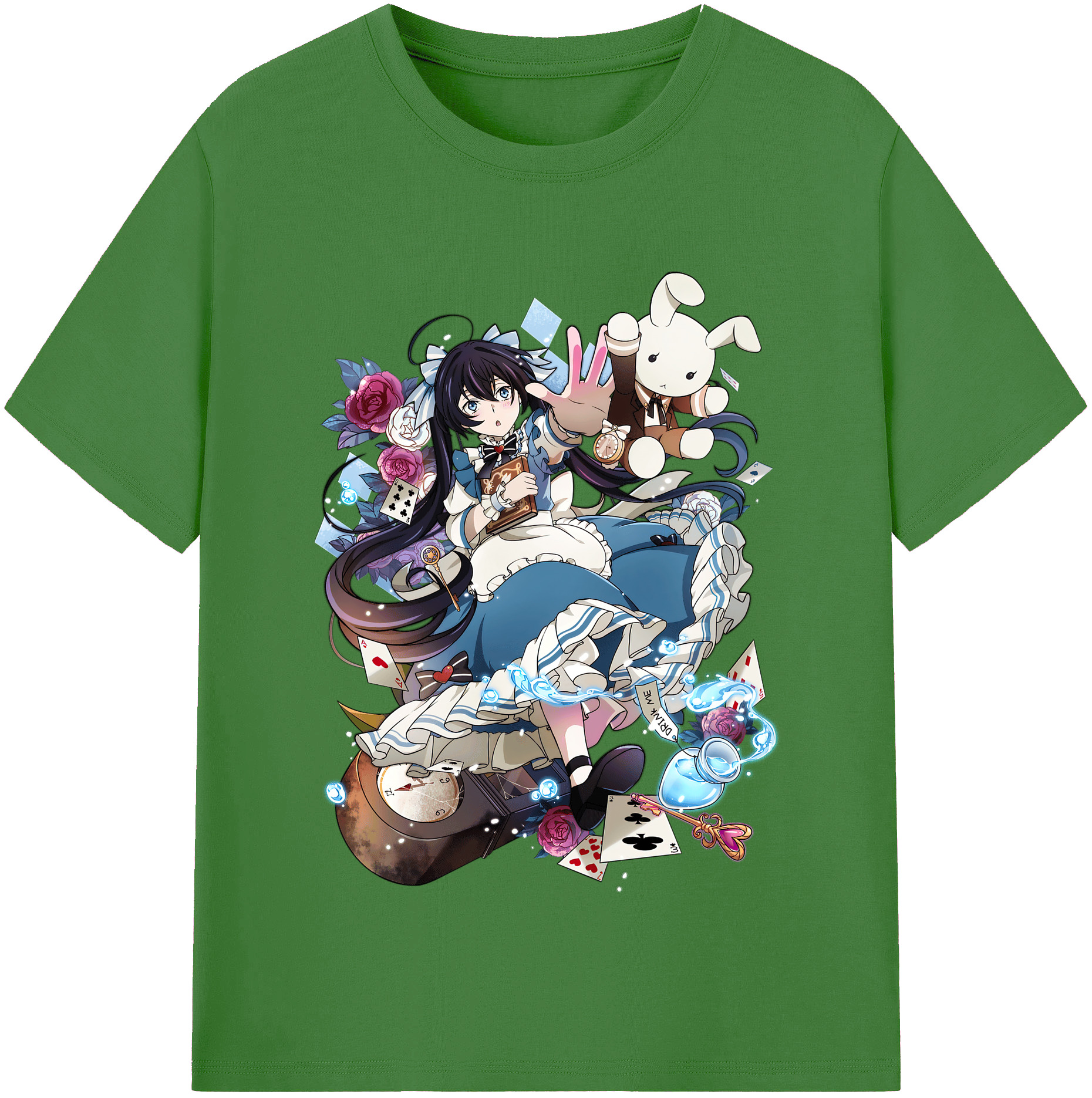 （画像用） 文豪ストレイドッグス Bungo Stray Dogs レディースカジュアルプリントTシャツ（綿100％）